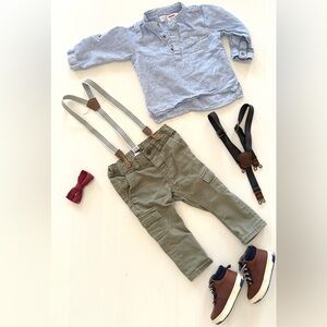 OshKosh B'gosh Olive Green Kids' Suspenders
